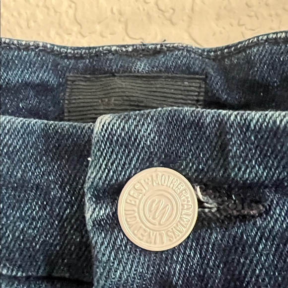 MOTHER The Looker Skimp in Taking Shape Dark Blue. Size 27 - Picture 5 of 10